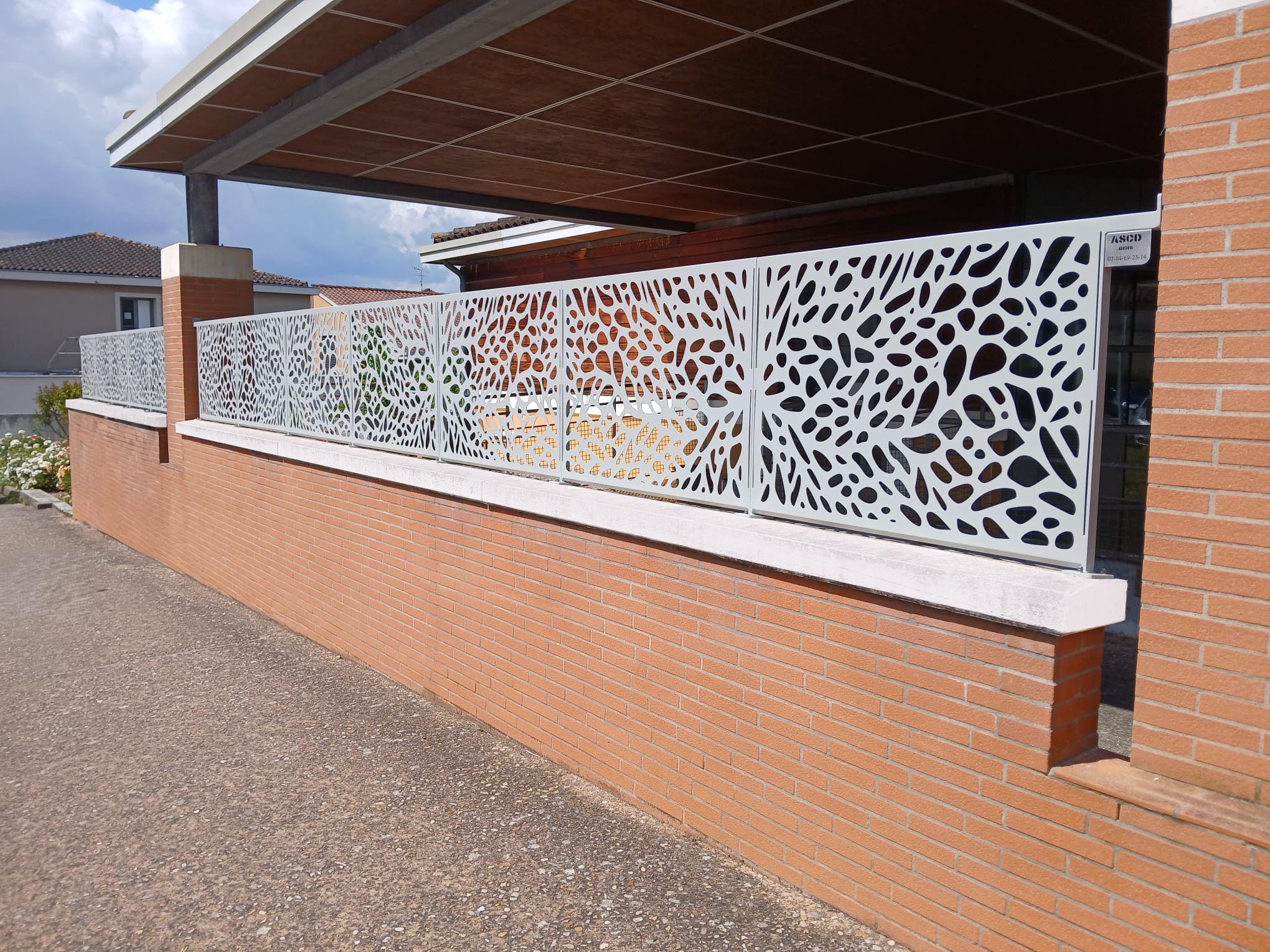 Claustra/ brise vue, en acier thermolaqué - ASCD